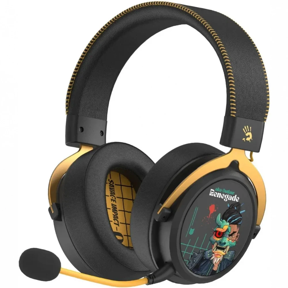 Наушники беспроводные игровые Bloody MR595 Renegade Black Mindnight SAVAGE