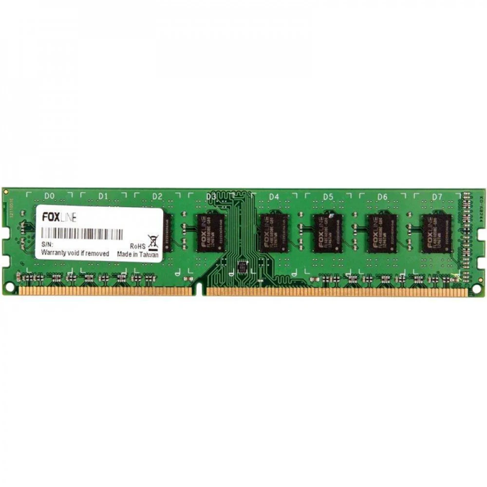 Память оперативная/ Foxline DIMM 16GB 3200 DDR4 ECC CL22 (1Gb*8)