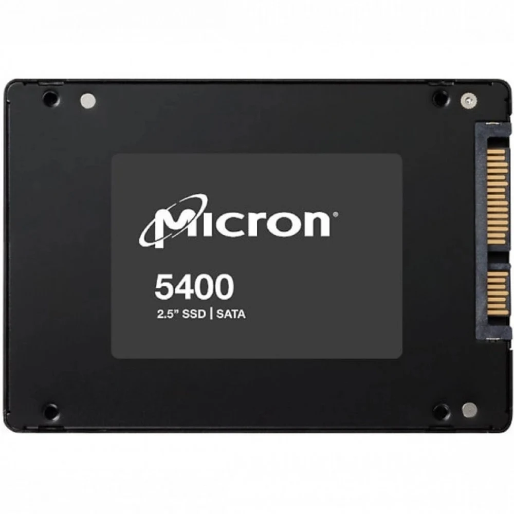 Твердотельный накопитель Micron 5400MAX 3.84TB SATA 2.5" 3D TLC R540/W520MB/s MTTF 3М 95000/34000 IOPS 3,4 DWPD SSD Enterprise Solid State Drive, 1 year OEM (analog MTFDDAK3T8TDT-1AW1ZABYY)