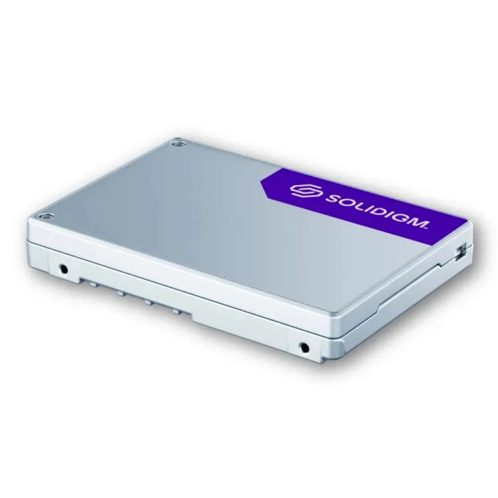 Solidigm SSD D7-P5520 Series, 7680GB, U.2(2.5" 15mm), NVMe, PCIe 4.0 x4, TLC, R/W 7100/4200MB/s, IOPs 1 100 000/220 000, TBW 14000, DWPD 1 (12 мес.)