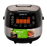 Мультиварка Polaris PMC 0517AD /860 Вт/чаша 5л/52 программ/LED-дисплей/книга рецептов/шнур 1.2 м/черно-серебристый (PMC 0517AD)