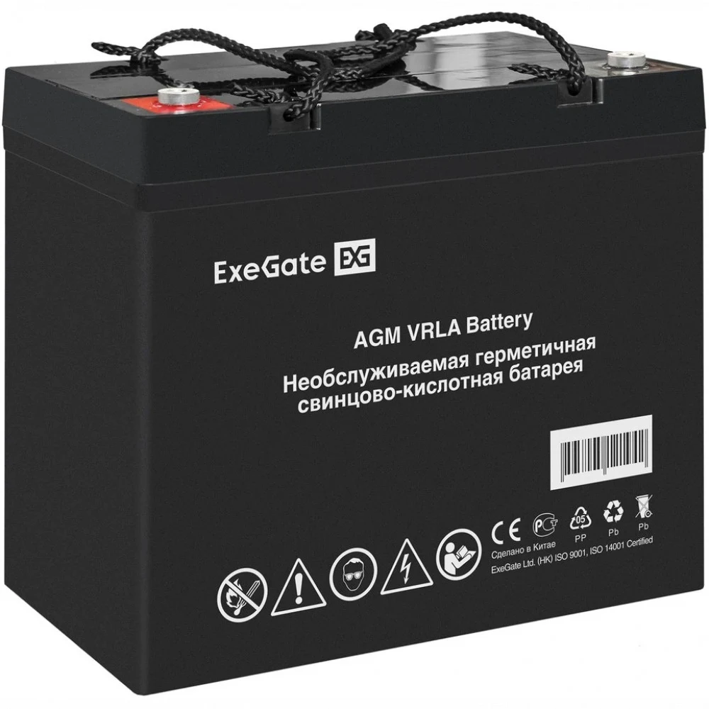 Аккумуляторная батарея ExeGate DTM 12150L-М8 (12V 150Ah, болт М8)