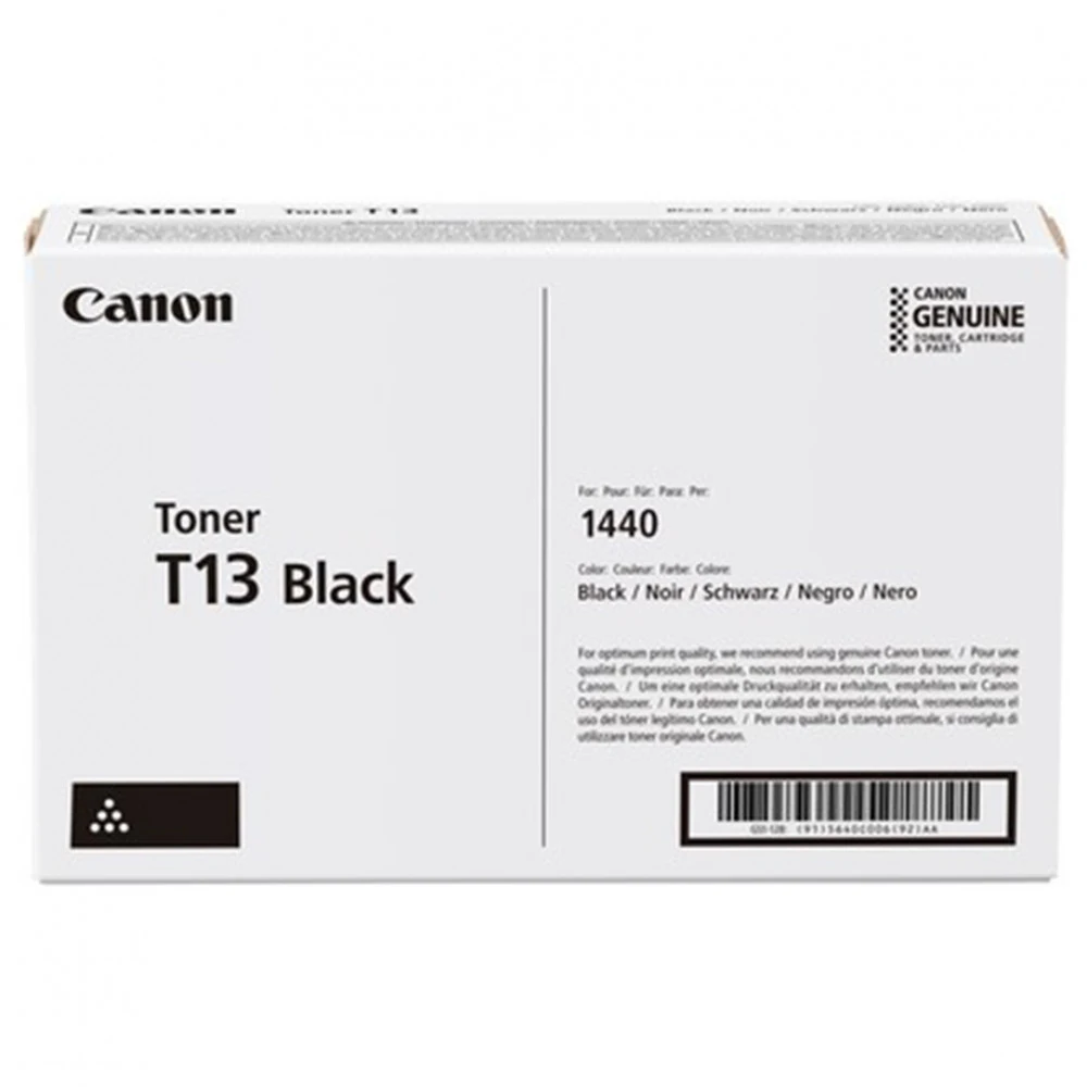 Тонер-картридж, Canon, Toner T13 Black, 5640C006, для i-SENSYS X MF1440i/MF1440iF, 10 600 стр. (А4)
