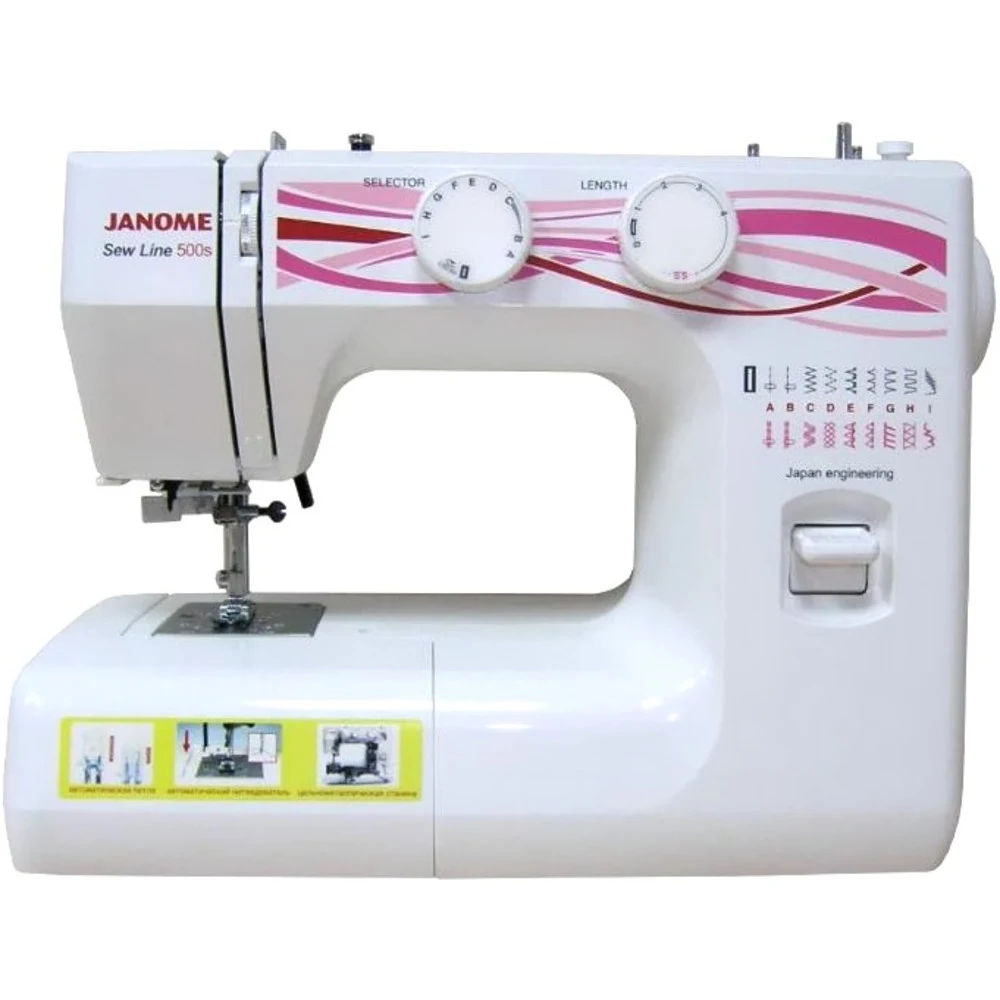 Швейная машина Janome Sew Line 500s белый