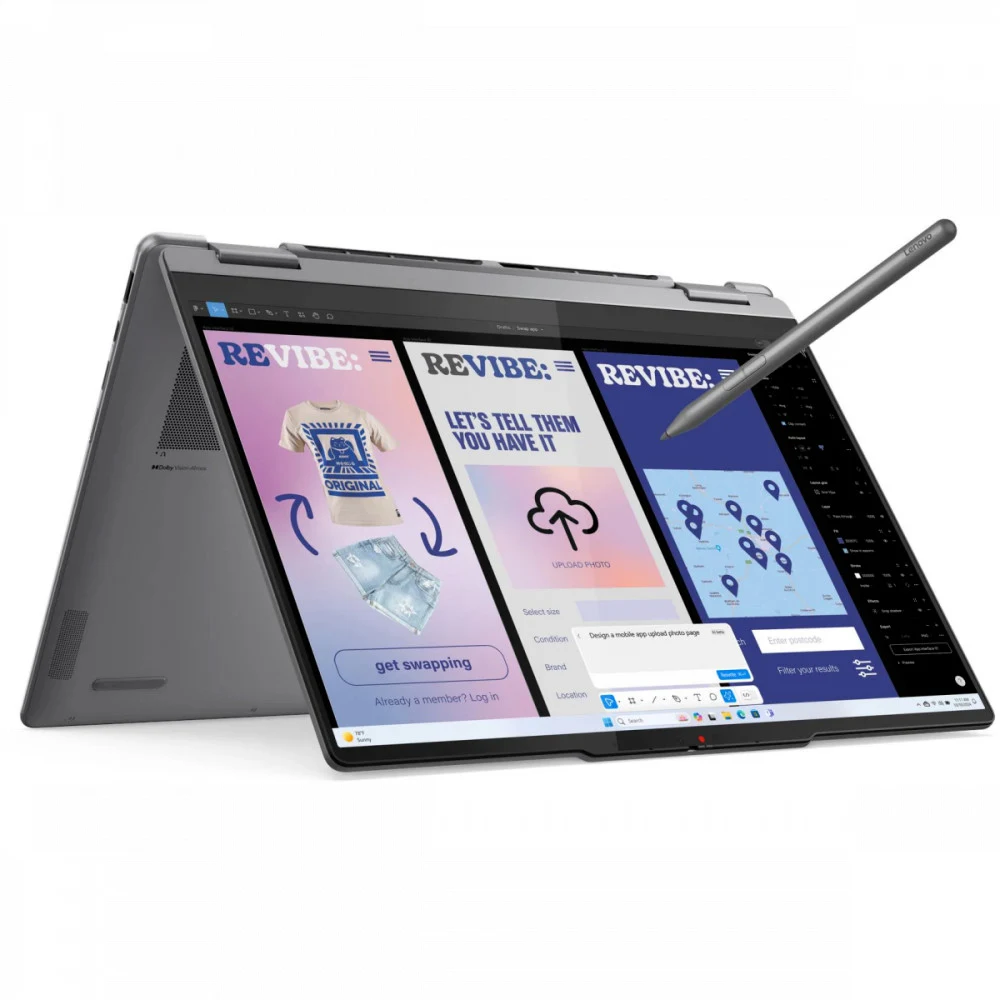 Ноутбук Lenovo Yoga 7 2-in-1 14ILL10/14" OLED WQXGA+ 2880x1800/Intel Core Ultra 7 256V/16 Gb/512 Gb SSD/Intel Arc Graphics/Windows 11 Home/серый/1.38 кг