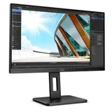 Монитор LCD 23.8'' [16:9] 2560х1440(WQHD) IPS, nonGLARE, 75 Гц, 250cd/m2, H178°/V178°, 1000:1, 50M:1, 16.7M, 4ms, VGA, HDMI, DP, USB-Hub, Height adj, Pivot, Tilt, Swivel, Speakers, Audio out, 3Y, Bl