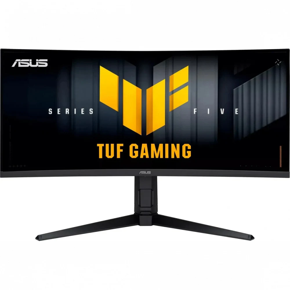 Монитор Asus 34" VG34WQL5A черный VA LED 21:9 HDMI M/M матовая HAS 4000:1 400cd 178гр/178гр 3440x1440 200Hz DP 4K USB 8.7кг