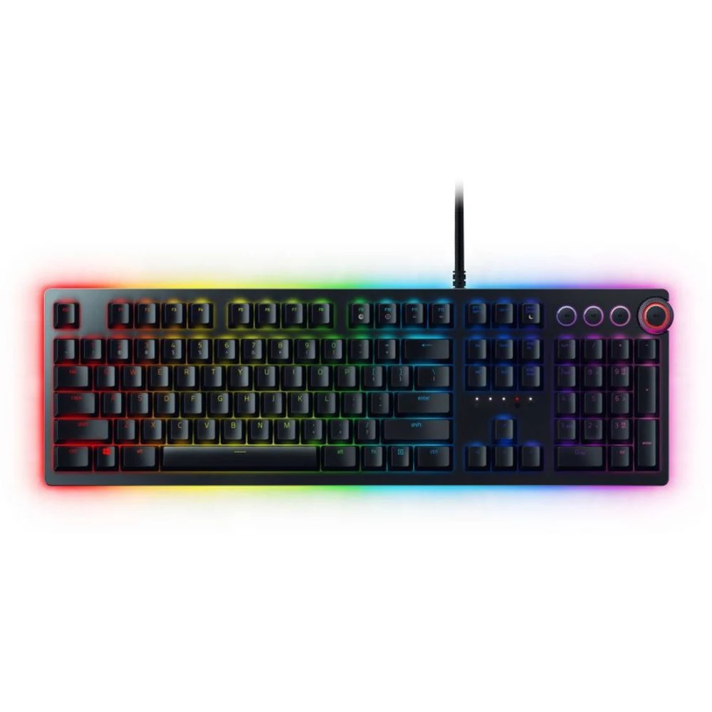 Игровая клавиатура Razer Huntsman Elite/ Razer Huntsman Elite Gaming keyboard - Russian Layout Opto-Mechanical Clicky Purple Switch