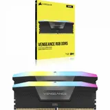 CORSAIR DDR5, 7200MT/s 32GB 2x16GB DIMM, 34-44-44-96, OC PMIC, XMP 3.0, VENGEANCE RGB DDR5 Black Heatspreader, RGB LED, 1.45V, for Intel 700
