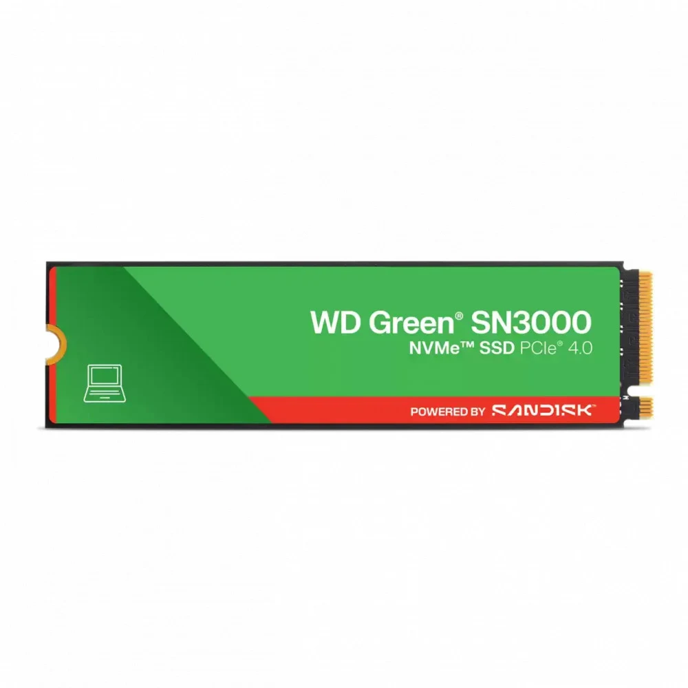 SSD M.2 PCIe 1 TB Western Digital Green SN3000, WDS100T4G1E, PCIe 4.0 x4, oem
