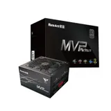 Блок питания, Huntkey, MVP P1200, 1200W, ATX 3.0, Paltinum, APFC, 20+4 pin, 2*4+4pin, 7*Sata, 5*Molex, 4*PCI-E 6+2 pin, 1*(16Pin)12VHPWR, Модульный, Вентилятор 12см, Кабель питания, Чёрный