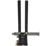 Сетевой адаптер беспроводной PCIe AX3000 Tp-Link Archer TX55E Bluetooth 5.2 &lt Две двухдиапазонные антенны с высоким коэффициентом усиления, Чипсет Intel Wi-Fi 6, Bluetooth 5.2/5.0/4.2/4.0, скорост