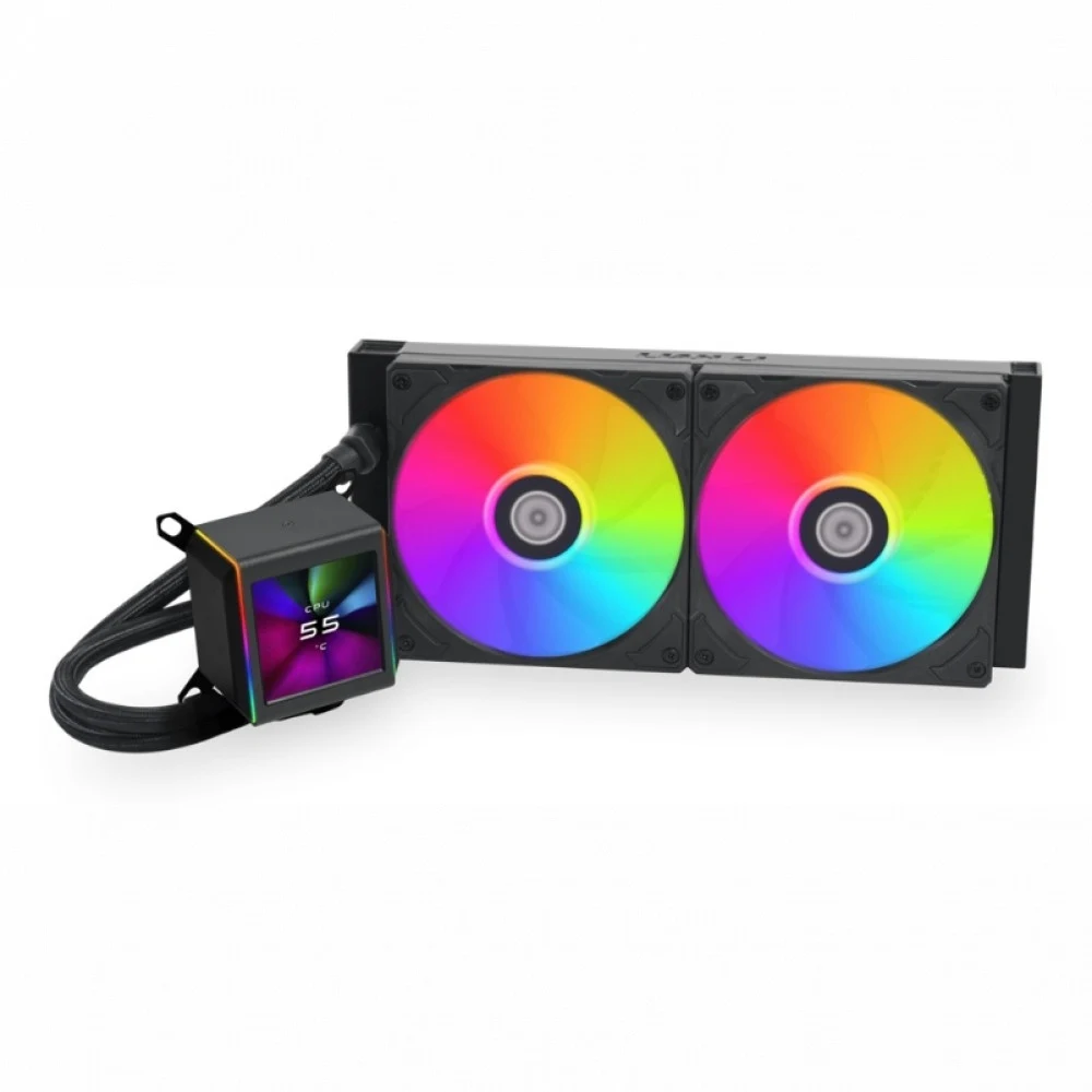 Кулер для процессора Lian Li Galahad II LCD 280 Black (G89.GA2ALCD28B.00)