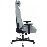 Кресло игровое Knight N1 Fabric серо-голубой Light-28 с подголов. крестов. металл