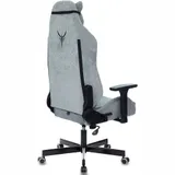 Кресло игровое Knight N1 Fabric серо-голубой Light-28 с подголов. крестов. металл