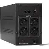 ИБП ExeGate SpecialPro UNB-1000.LED.AVR.4SH.RJ.USB (1000VA/650W,LED, AVR,4*EU/Тип F(Schuko), RJ45/11,USB, батарея 12V 7.2Ah - 2 шт., металлический корпус, Black)