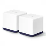 MERCUSYS AC1900 Домашняя Mesh Wi-Fi система, до 600 Мбит/с на 2,4 ГГц + до 1300 Мбит/с на 5 ГГц, 3 встроенные антенны, по 3 гигабитных порта на каждом устройстве (автоопределение WAN/LAN), 2 шт.