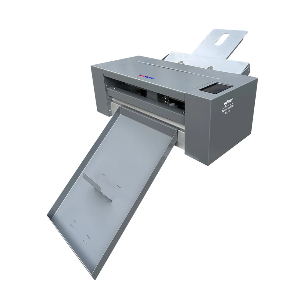 Электрический резак для этикеток, Sysform, SF-350, макс ширина подачи: 350мм, макс ширина реза: 320мм, скорость 1200 мм/c, толщина 80-400г/1мм