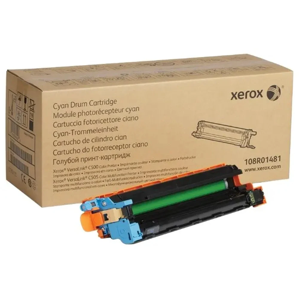 Фотобарабан Xerox 108R01481 голубой, 40000 стр., для Xerox VersaLink C500DN C500/C500N/C505/C505X