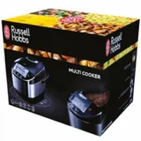 Мультиварка, Russell Hobbs, 21850-56, Мощность 900W, Объём чаши 5L, 11 автоматических программ, Пластик, Антипригарное покрытие чаши, Сенсорное управление, Черный