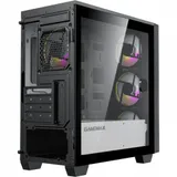 Компьютерный корпус, Gamemax, Aero mini, 1110-6607R0017, MATX/ITX, 2*3.5"/2*2.5", Высота кулера до 155 мм, Длина VGA до 340 мм, 393x193x415 мм, Без Б/П, Черный