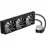 Водяное охлаждение для процессора/ Water Cooling System SAMA L60 Black (360mm, Black, ARGB/ Fans: 3x120mm, 82.79CFM, 29dBA, 2000RPM/ Pump height 52mm, 29dBA, 2500RPM, Rad thickness 27mm/ S: 1851, 17