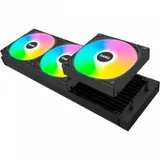 Водяное охлаждение для процессора/ Water Cooling System SAMA L60 Black (360mm, Black, ARGB/ Fans: 3x120mm, 82.79CFM, 29dBA, 2000RPM/ Pump height 52mm, 29dBA, 2500RPM, Rad thickness 27mm/ S: 1851, 17