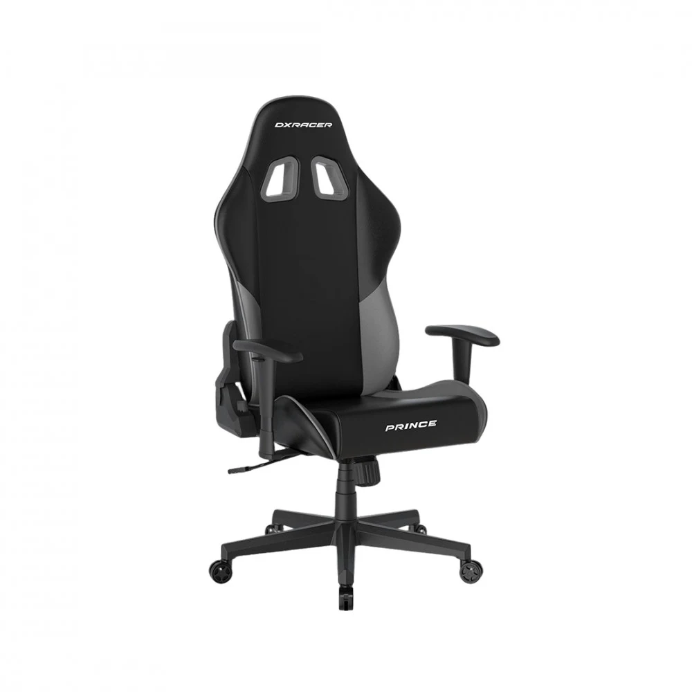 Игровое компьютерное кресло, DX Racer, GC/LPF24LTC/NG, Prince series, Грузоподъемность 90 кг, Эко-кожа и винил PU,PVC, Вид наполнителя: губчатая пена высокой плотности (54 кг/м), Металлическая основ