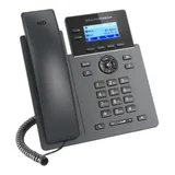Grandstream GRP2602W (Wi-Fi) - IP телефон. 4 SIP аккаунта, 2 линии, есть подсветка экрана, два коммутируемых 10/100 Мбит/с Ethernet порта, 132 x 48 точек (2.21 дюйма’) Wi-Fi (2,4 ГГц и 5 ГГц),графич