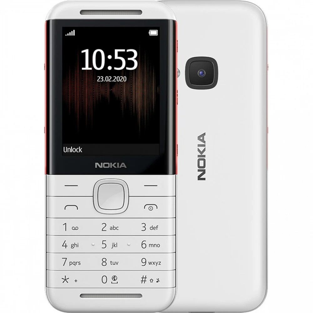 Мобильный телефон Nokia 5310 DS, 2.4", BT/microUSB/2xSIM/1200mAh, White-Red