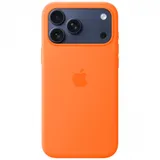 iPhone 17 Pro Max Silicone Case with MagSafe - Orange,Model A3560