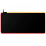 Коврик для компьютерной мыши, HyperX, 4S7T2AA, HyperX Pulsefire Mat RGB (Extra Large), 900x420x3 мм, Резиновая основа, Тканевая поверхность, Склеивание, Гладкая поверхность, Подсветка RGB, Чёрный