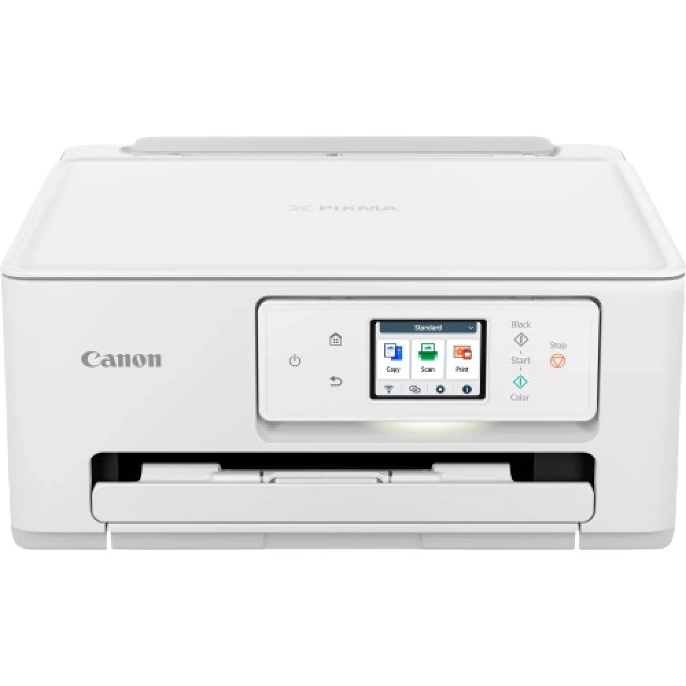 Цветное МФУ, Canon, Pixma TS7640I, 6256C007AA, Струйное, A4, 8,8 изобр./мин. (A4), Чернила PG-485/CL-486, Подача 100 листов, Планшетный сканер, 1,5 мс/линия, ЖК-экран 2,7", USB 2.0, Wi-Fi, белый