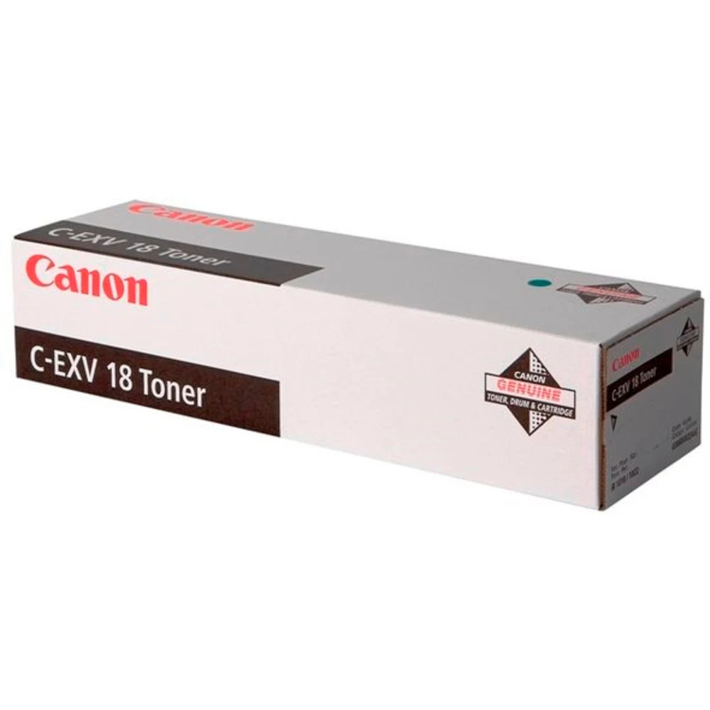 Туба с тонером Canon C-EXV18 BK черный, 8400 стр., для Canon imageRUNNER 1018/1020/1022/1024/1024A/1024i/1024iF/1025