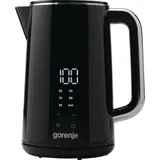 Чайник Gorenje K17DWD, 1.7 л, 2200 Вт, металл/пластик, 6 темпер.режимов, LCD, Black