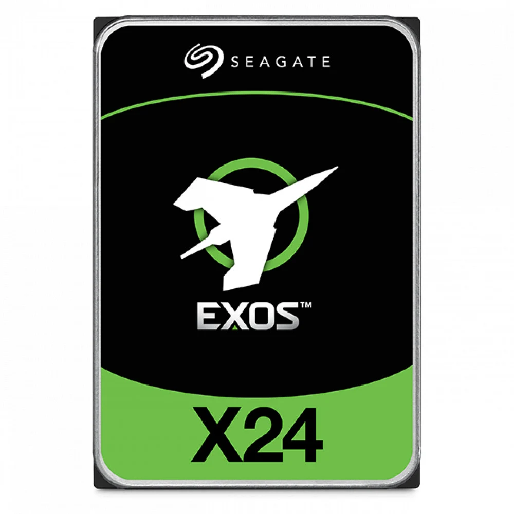 Жесткий диск Seagate Exos X24 HDD 3.5" SAS 24Tb, 7200 rpm, 512Mb buffer, 512e/4Kn, CMR, ST24000NM007H, 1 year