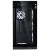 Компьютерный корпус, XPG, INVADERXBTFMT Black, INVADERXBTFMT-BKCWW, Mid-Tower, ATX/M-ATX/Mini-ITX, USB 3.2 Type C*1, USB 3.2 Type A*2, HD Audio+Mic, 5*120мм ARGB вентиляторы, Высота процессорного ку