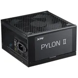 Блок питания XPG Pylon II 650 (ATX 3.1, 650W, PWM 135mm FDB fan, APFC+ LLC+DC to DC, 80+ BRONZE, Taiwanese all caps) RET