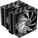 Кулер для процессора ID-COOLING SE-207-XT ARGB LGA20XX/1700/1200/115X/AM5/AM4 (8шт/кор, TDP 280W, PWM, черный, 7 тепл.трубок + медная база, 2 x FAN 120mm, Addressable RGB LED) RET