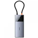 USB HUB Baseus Metal Gleam Series II, 2x USB3.2, USB-CGen1, USB-C,HDMI,RJ45,PDDokingStation0.15м