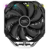 Кулер для процессора, Deepcool, AS500 Plus R-AS500-BKNLMP-G, Intel 20хх/1200/115х и AMD AM4/AM3+/AM3/AM2+/AM2/FM2+/FM2/FM1, 220W, 2*140мм, 500-1200±10%/об/м, 70.81 CFM, ≤29,2 dB(A), 4pin, 142х102х16