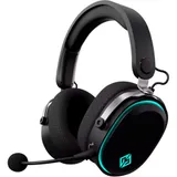 Наушники с микрофоном GMNG GG-HS405W черный/черный мониторные BT/Radio/3.5mm оголовье (1899873)