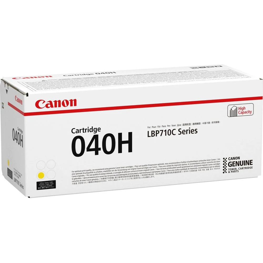Картридж лазерный Canon 040HY 0455C002 желтый (10000стр.) для Canon LBP-710/712
