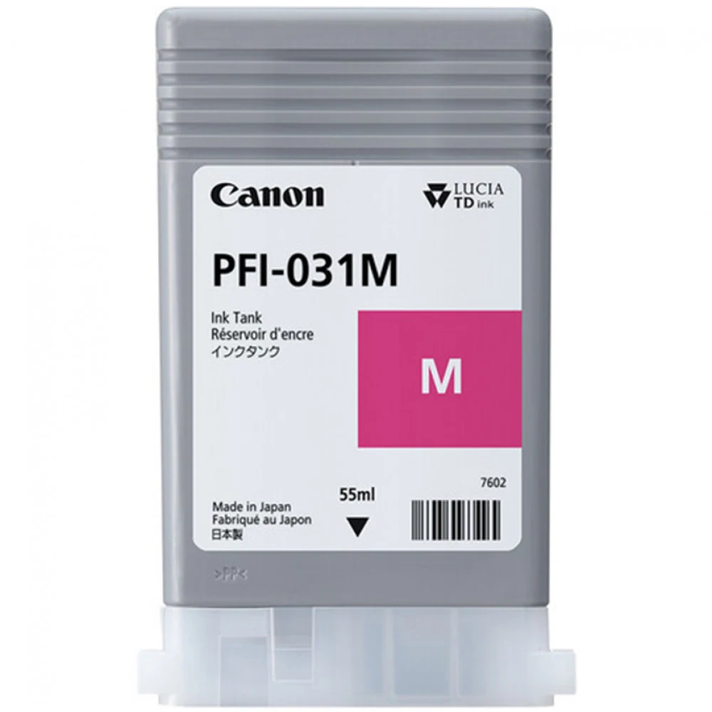 Картридж струйный Canon PFI-031M 6265C001AA пурпурный (55мл) для Canon imagePROGRAF TM-240, TM-340.