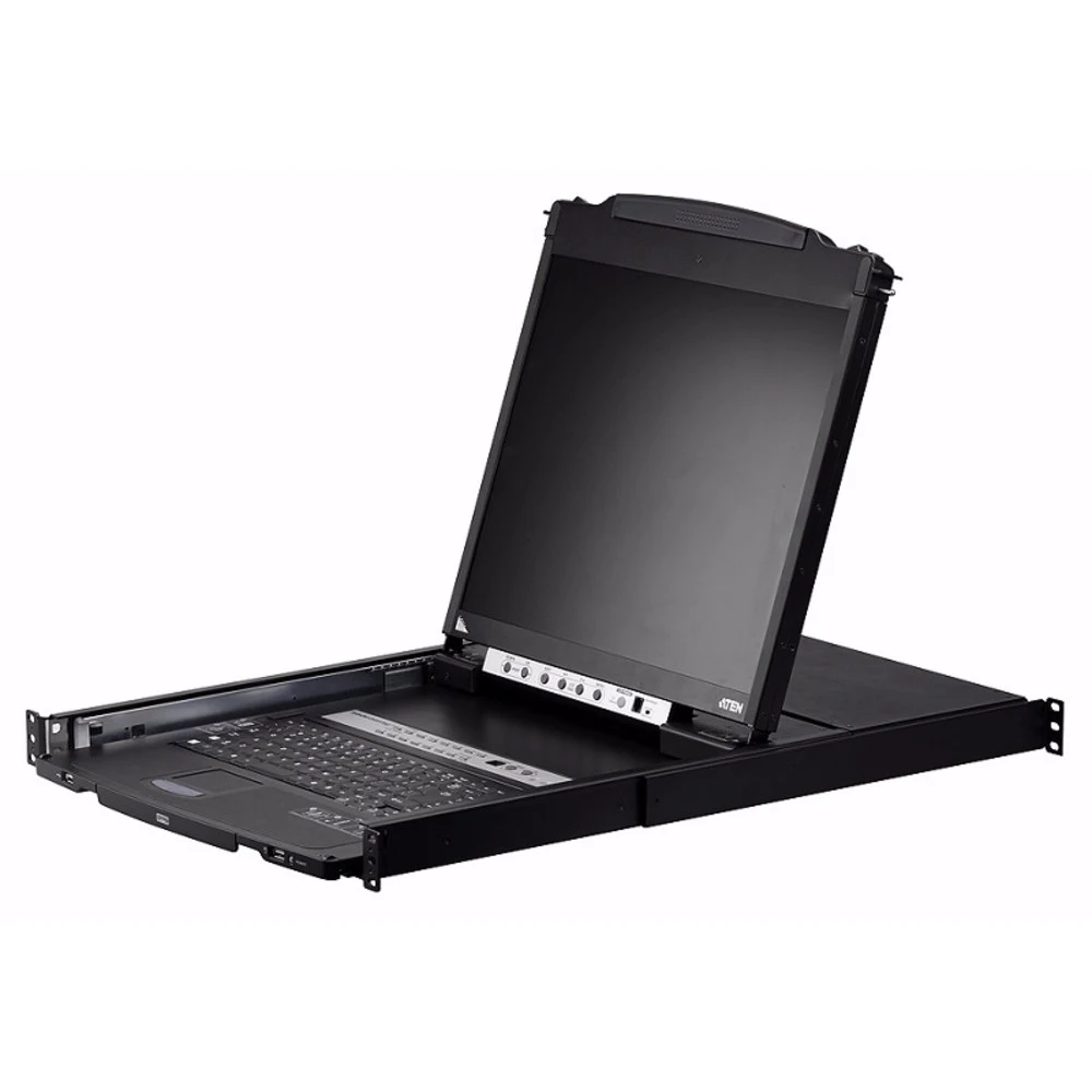 КВМ консоль ATEN 19" 16-Port PS/2-USB VGA Dual Rail LCD KVM Switch