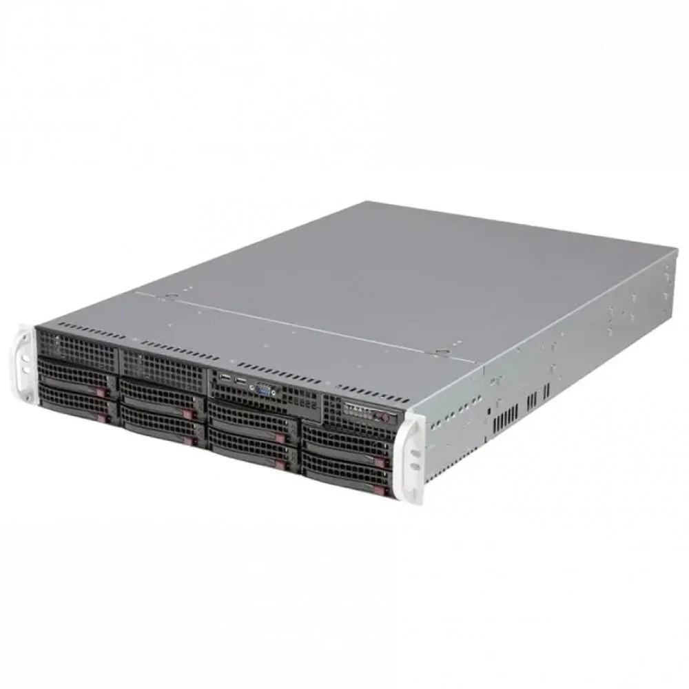 Сервер 2U Rack Supermicro CSE-825TQC-R1K23LPB/X12DPL-6/2x Intel Xeon 4309Y 8 core 2.8Ghz/2x 32GB DDR4 RDIMM/LSI-9460-8i RAID 0 1 5 10 50/1x 480GB SSD M.2/2x1 Gbe LAN Rj45/2x1200W