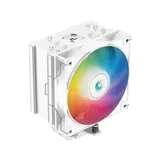 Кулер для процессора, Deepcool, AG500 DIGITAL WH ARGB R-AG500-WHADMN-G-1, Intel 1700/1200/115х и AMD AM5/AM4, 220W, 120мм ARGB, 300-1950±10%/об/м, 67,88CFM, 29.4 dB(A), 4pin, 125х95х158мм, Белый