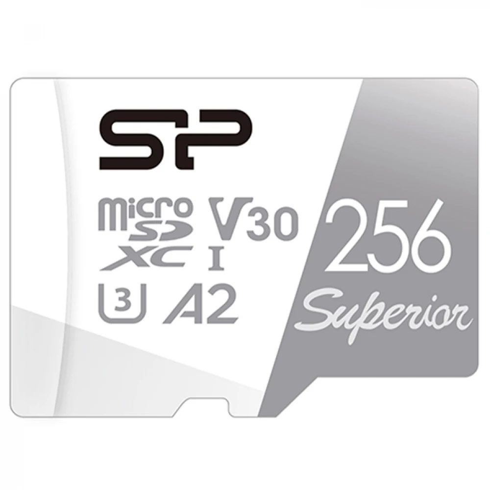Карта памяти Silicon Power Superior microSDXC SP256GBSTXDA2V20 256GB A2, V30, UHS-I Class 3 (U3), C