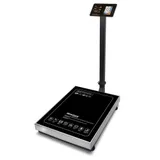 Торговые напольные весы M-ER 333 ACLP-150.20/50 "TRADER" с расч. стоимости LED "Индикация: светодиодная Габариты: 920х600х910 мм Платформа: 600x800 мм Вес: 22,5 кгМаксимальный вес: 150 кг Минимальны
