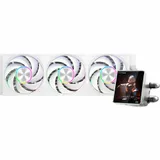 Система охлаждения/ Water Cooling System PCCooler DT360 ARGB Display WH (300W, 360mm, LED temp., White, ARGB/ Fans: 3x120mm, 83.83CFM, 3000RPM/ Pump height 62mm, 15dBA, 2600RPM, Rad thickness 27mm/